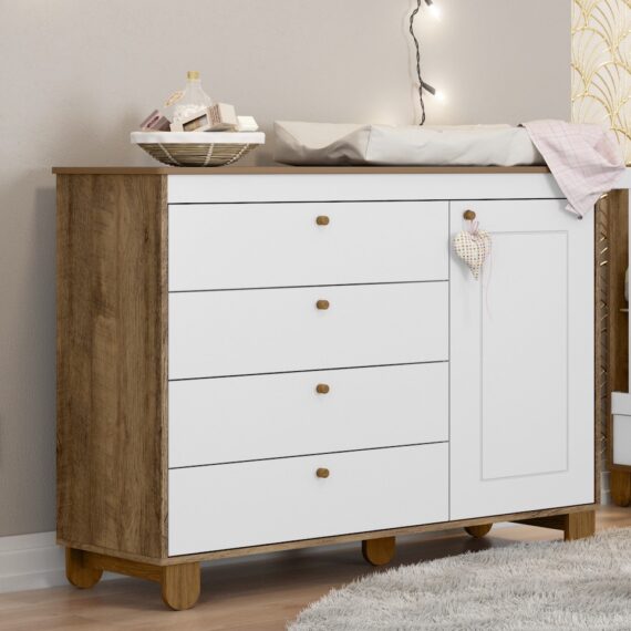 Zupy Commode White Mattetekaeco Wood