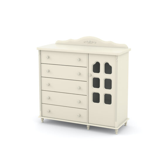 Chest Of Drawers Provence Slim Off White