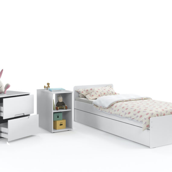 Formare Crib White Matte