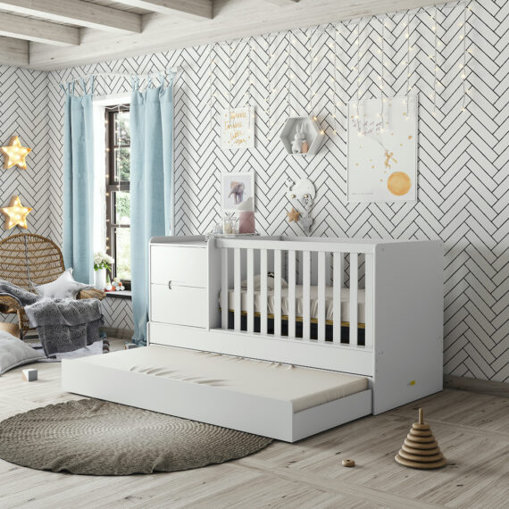 Formare Crib White Matte