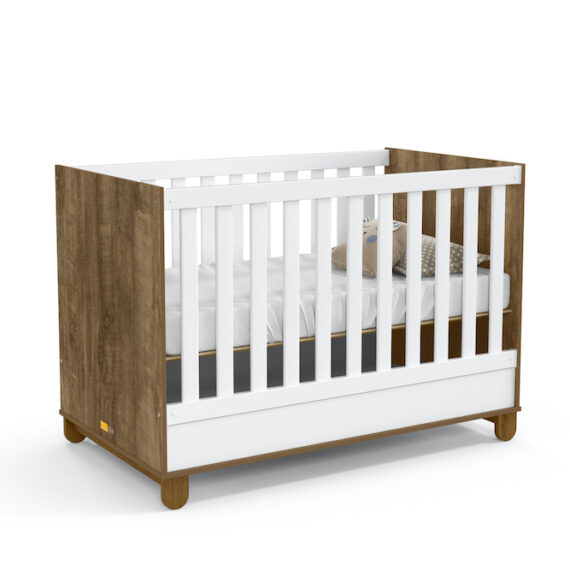 Zupy Crib White Mattetekaeco Wood