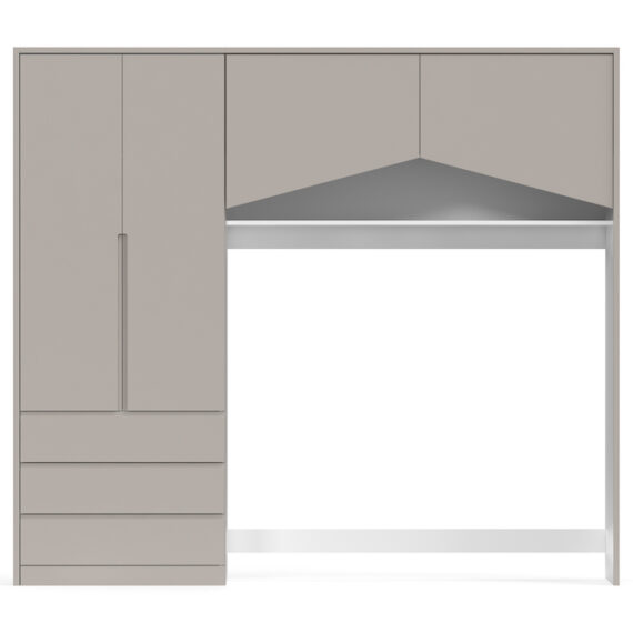 Baby House 2500 Wardrobe Grey